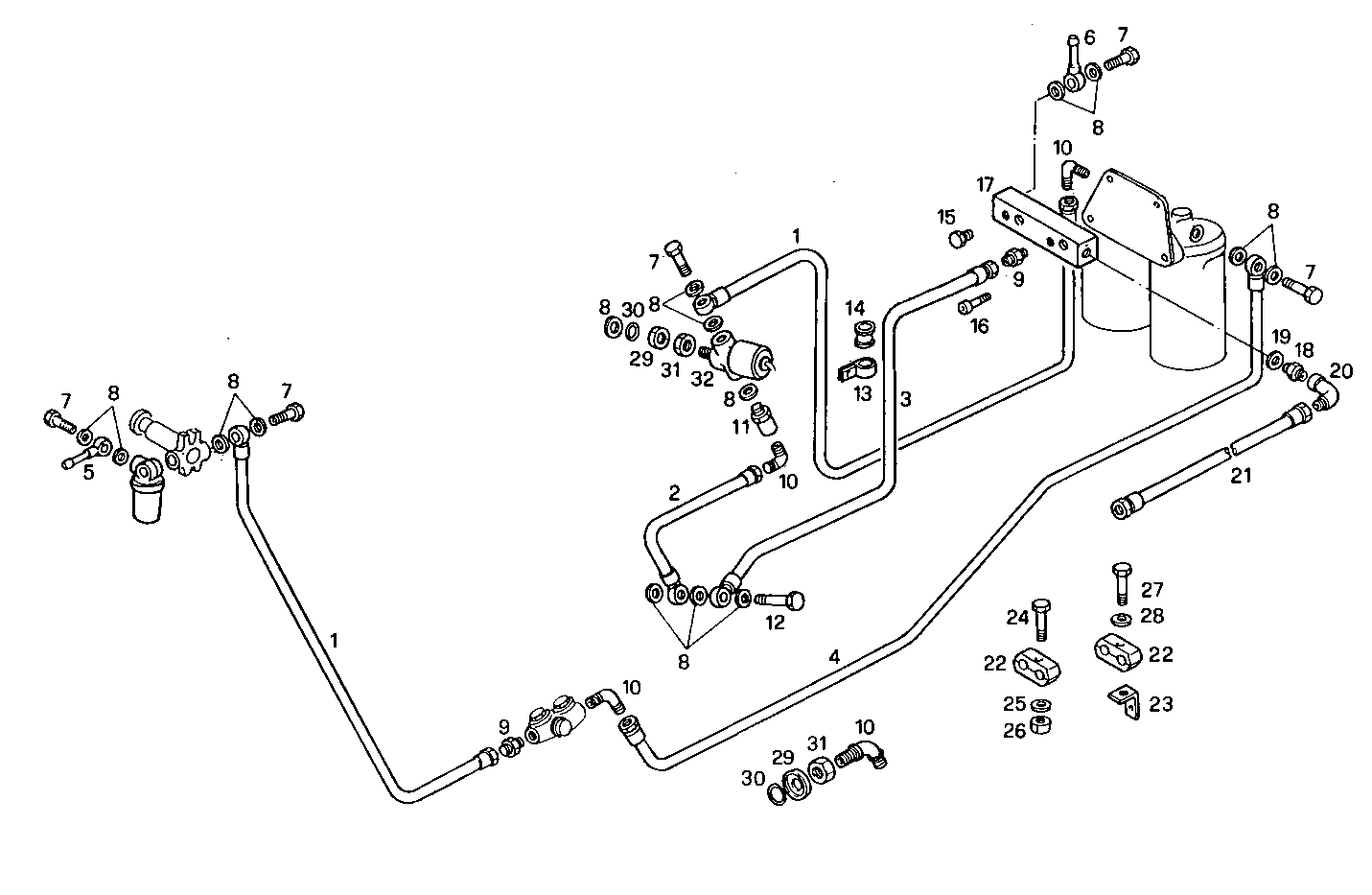 FUEL LINES - 8281SRi17.00 8281SRi17 parts diagram