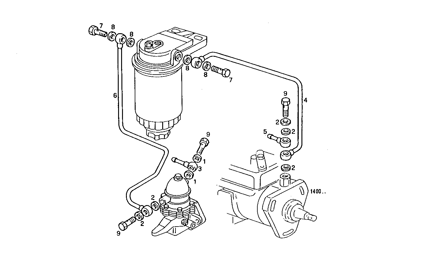 FUEL LINES - GE8031i06.05A905 GE8031i06 parts diagram