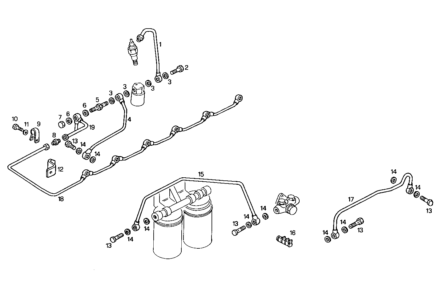 FUEL LINES - 8360SRC22.10 8360SRC22 parts diagram