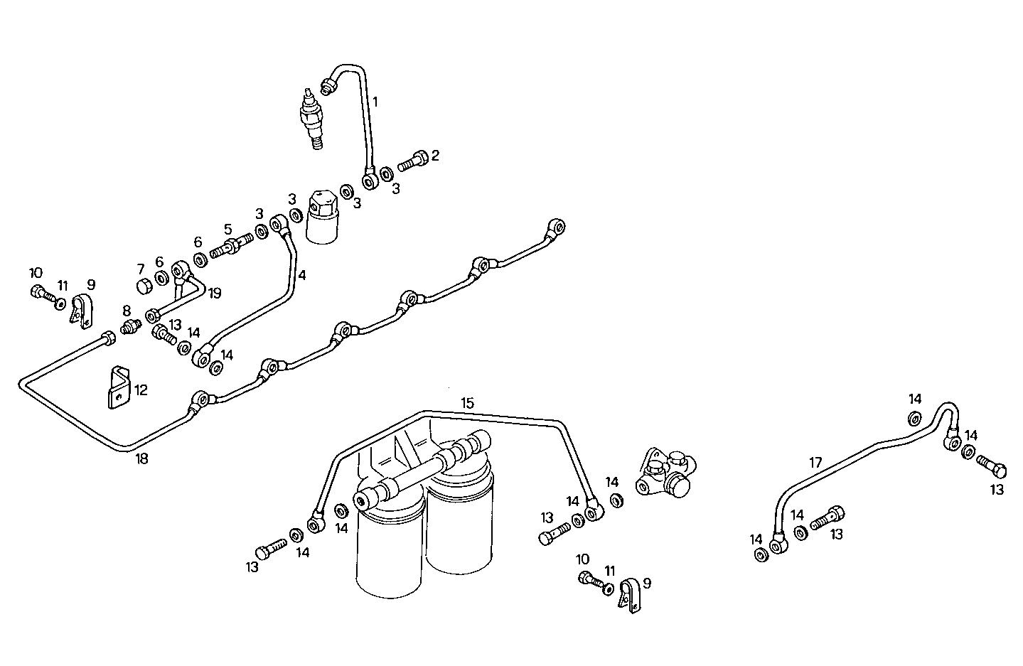 FUEL LINES - 8360SRC20.00 8360SRC20 parts diagram