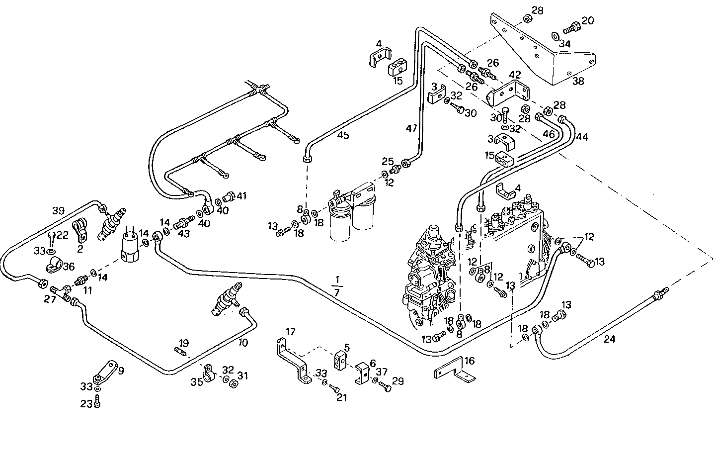FUEL LINES - 8280SRC21.00 8280SRC21 parts diagram