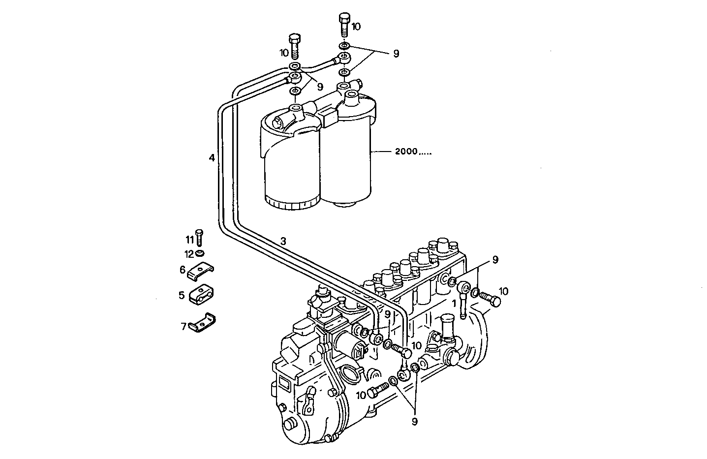 FUEL LINES - 8361SRE10.00A004 8361SRE10 parts diagram