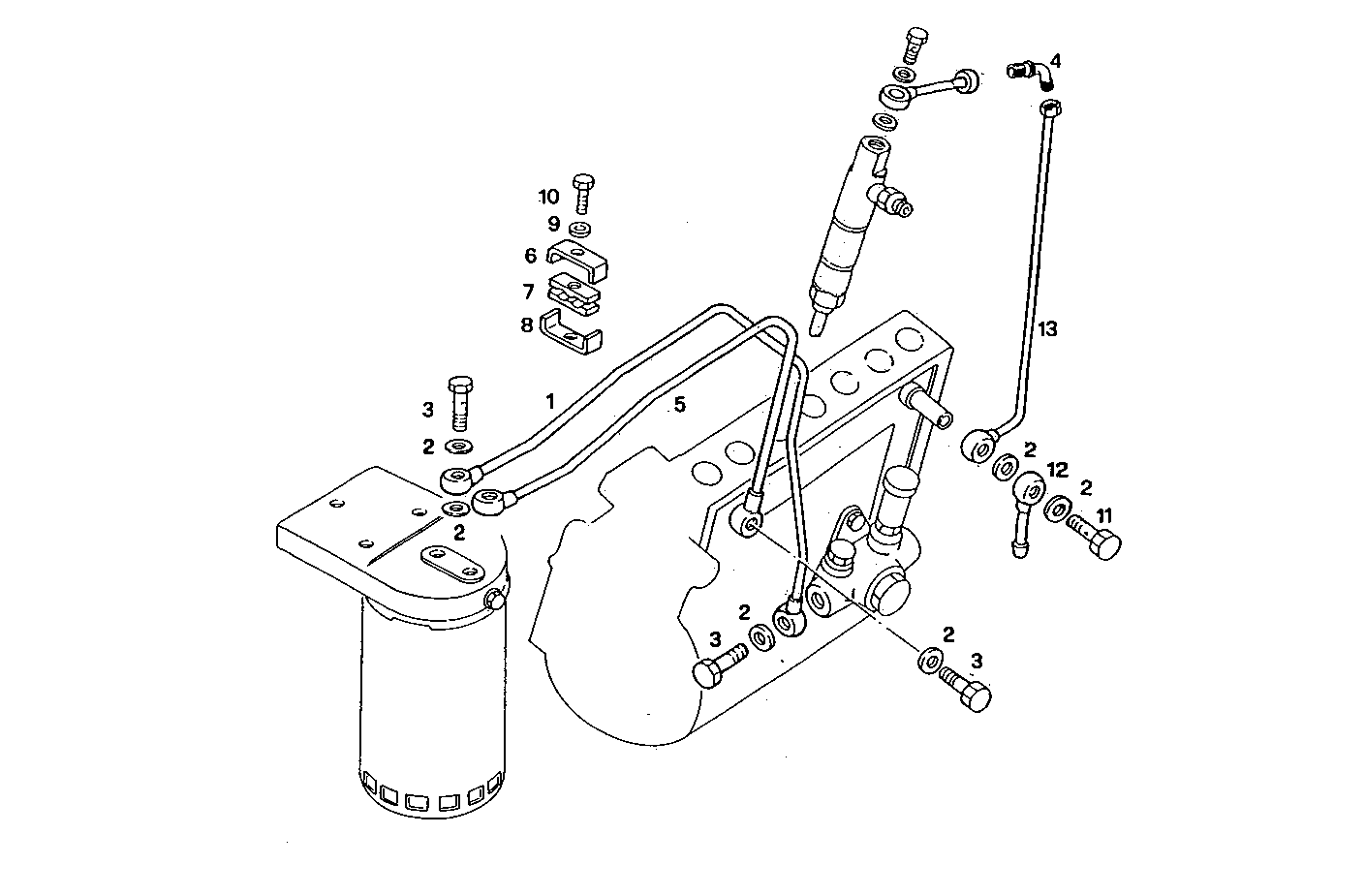 FUEL LINES - 8460SRE12.00 8460SRE12 parts diagram