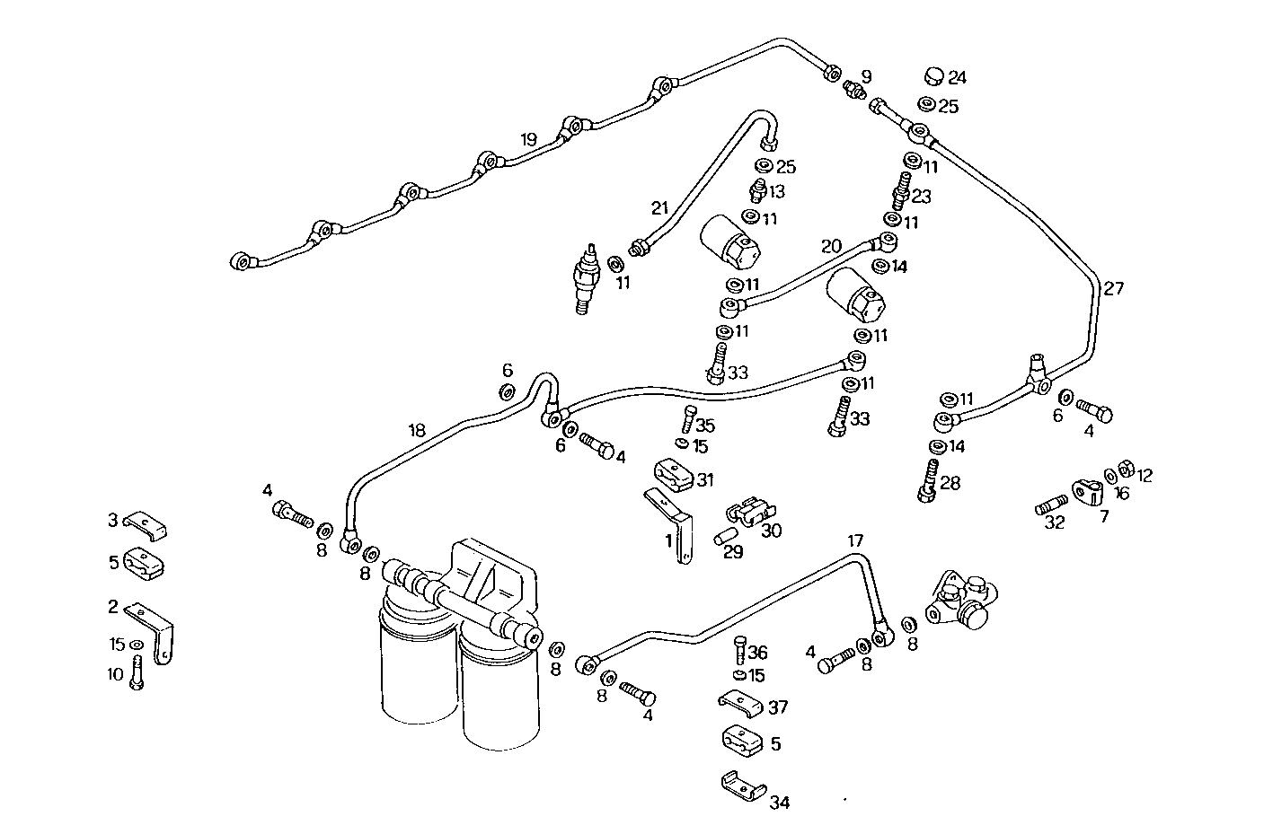 FUEL LINES - 8210SRC22.00 8210SRC22 parts diagram