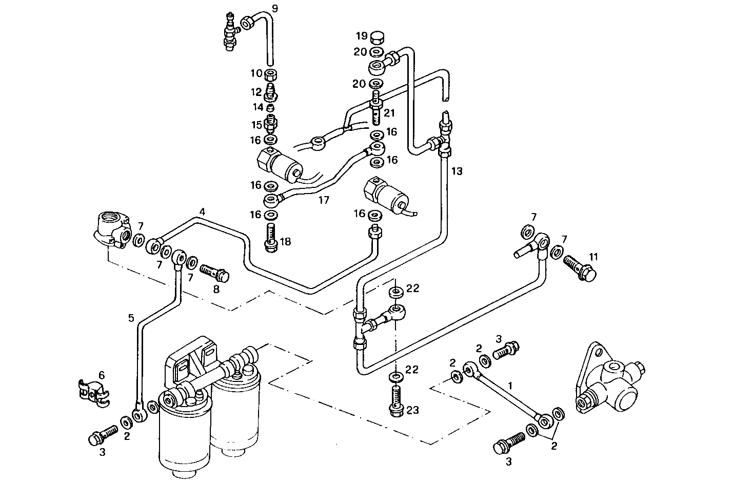 FUEL LINES - 8460SRC22.00 8460SRC22 parts diagram