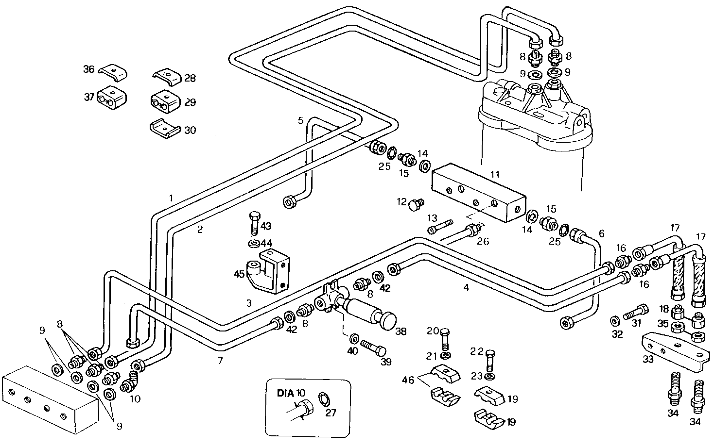FUEL LINES - 8281SRM50.31 8281SRM50 parts diagram