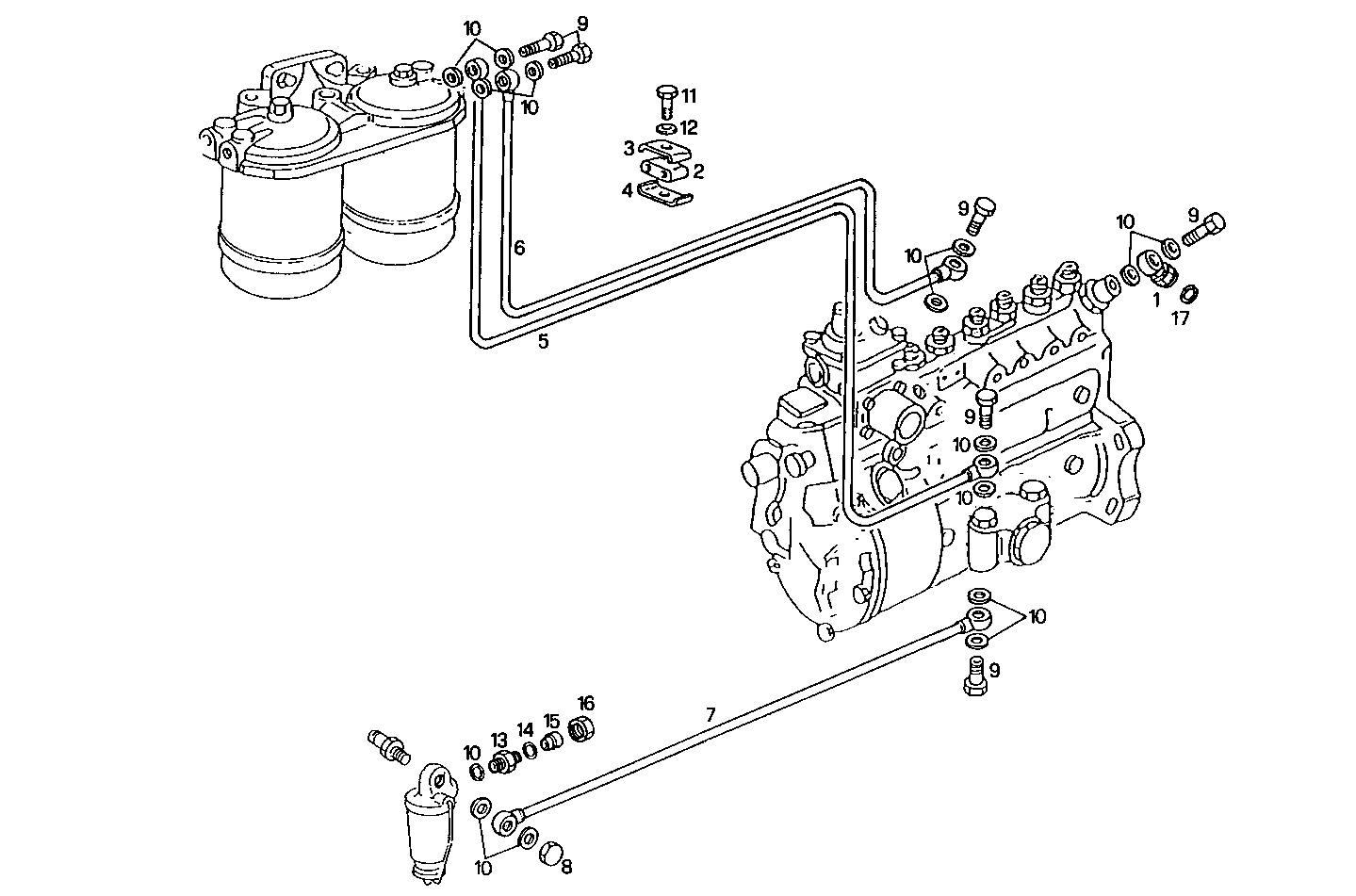 FUEL LINES parts diagram