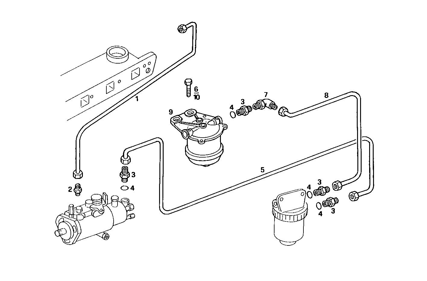 FUEL LINES parts diagram