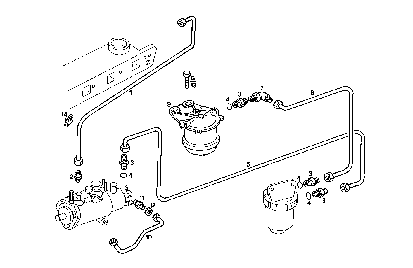FUEL LINES parts diagram