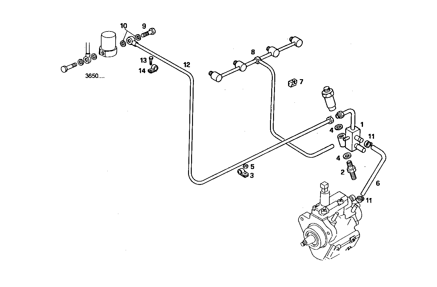 FUEL LINES parts diagram
