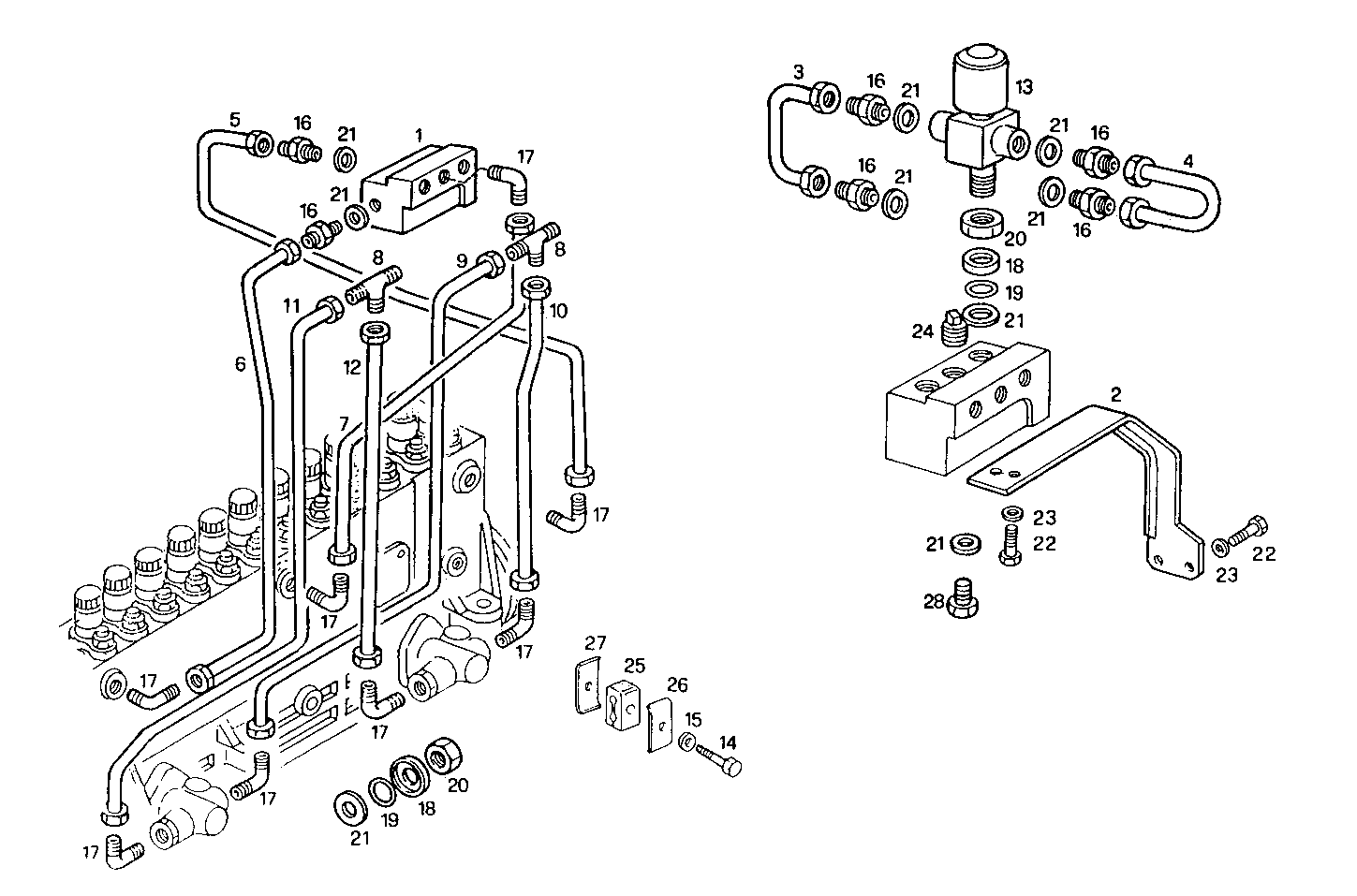 FUEL LINES - 8291SRi15.00 8291SRi15 parts diagram