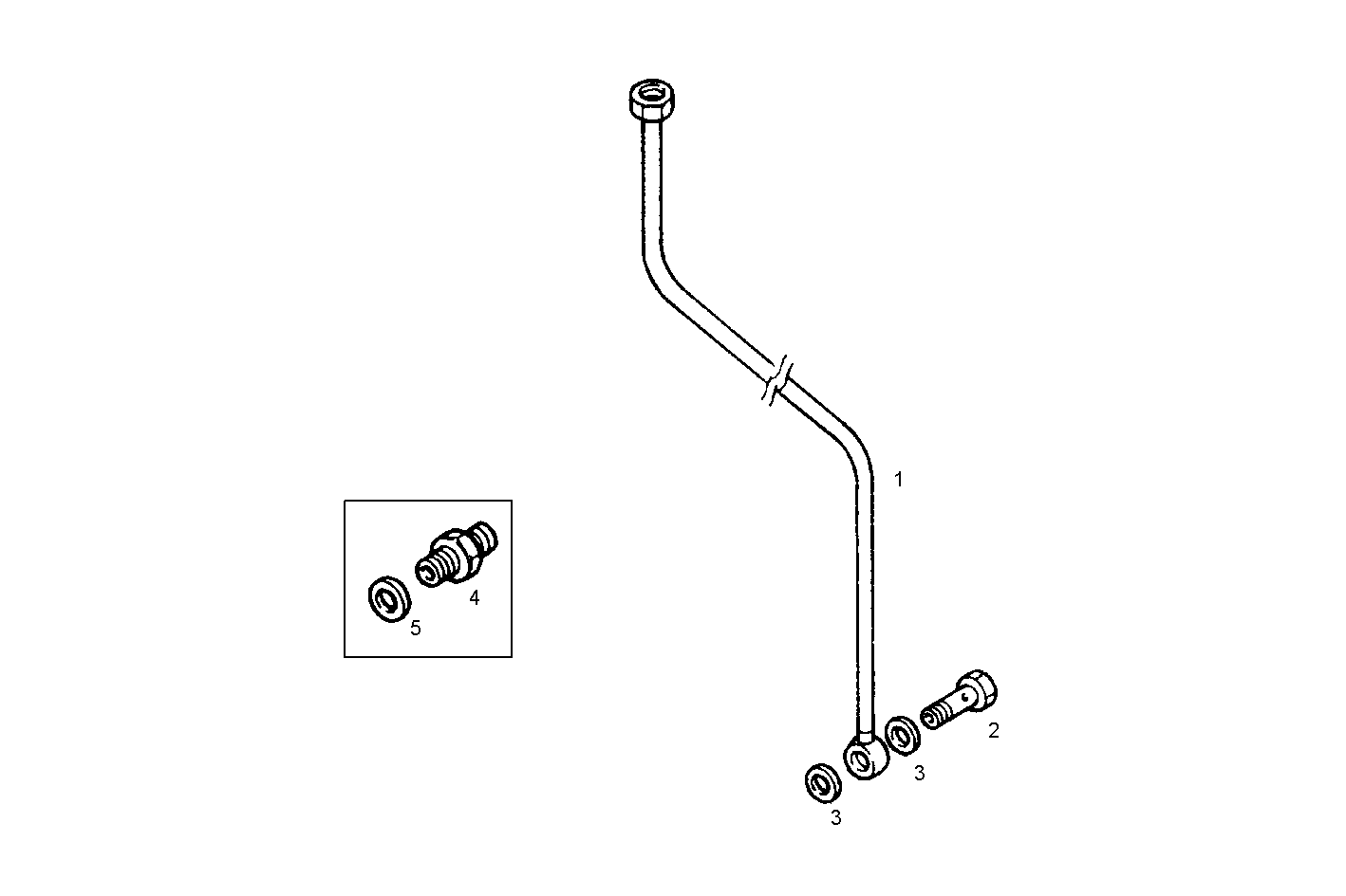 FUEL LINES -INLET TO FILTER - C78ENSM20.10 CURSOR 8 parts diagram