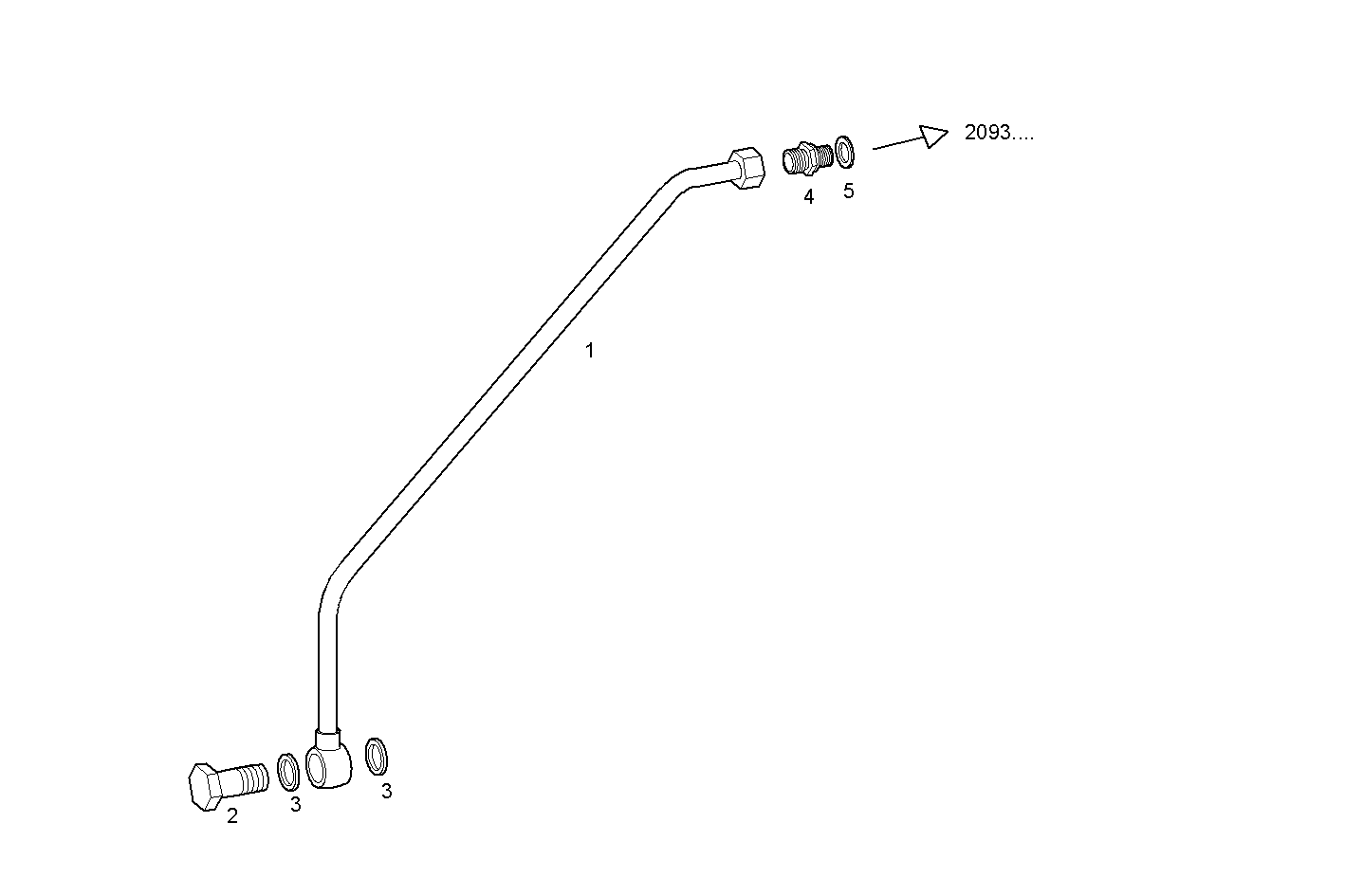 FUEL LINES -INLET TO FILTER - C13ENAM19.00 CURSOR 13 parts diagram