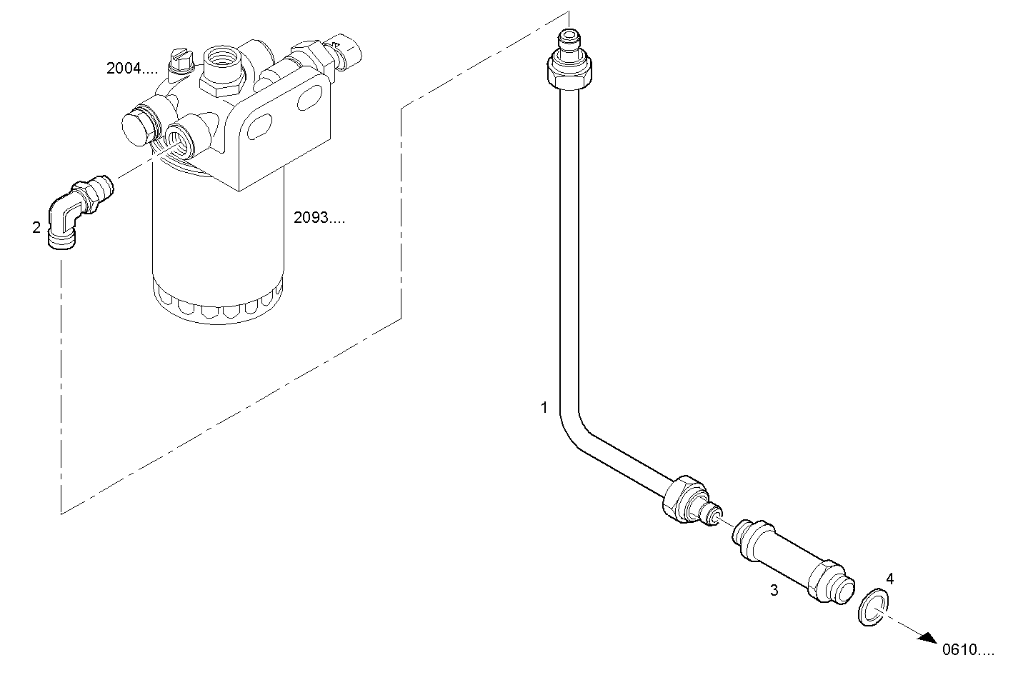 FUEL LINES - FILTER TO CYLINDER HEAD - C13ENTM50.10 CURSOR 13 parts diagram