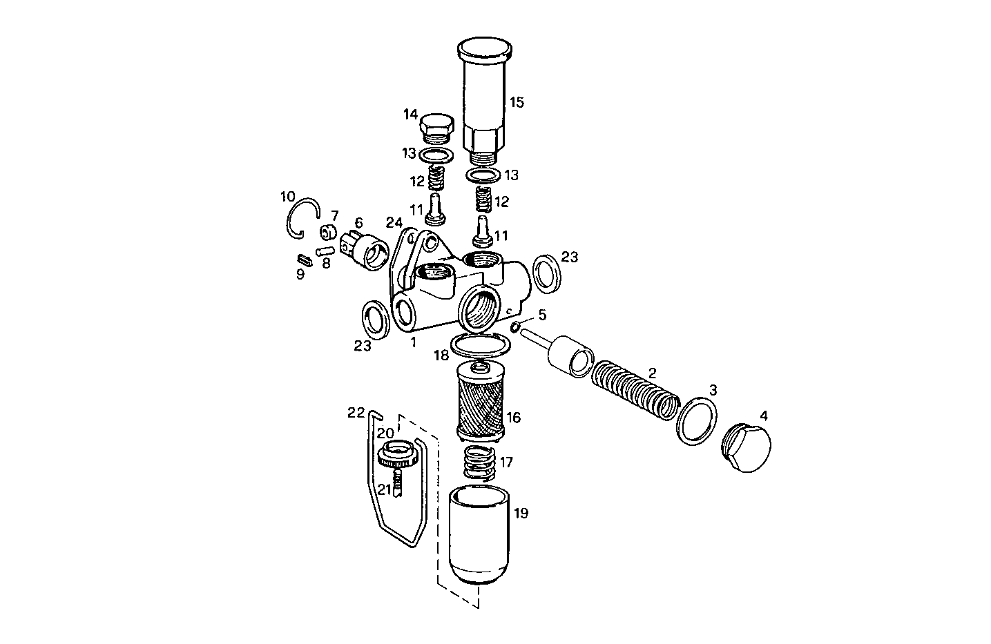 FUEL PUMP (COMPONENTS) - 8210i03.00A580 8210i03 parts diagram