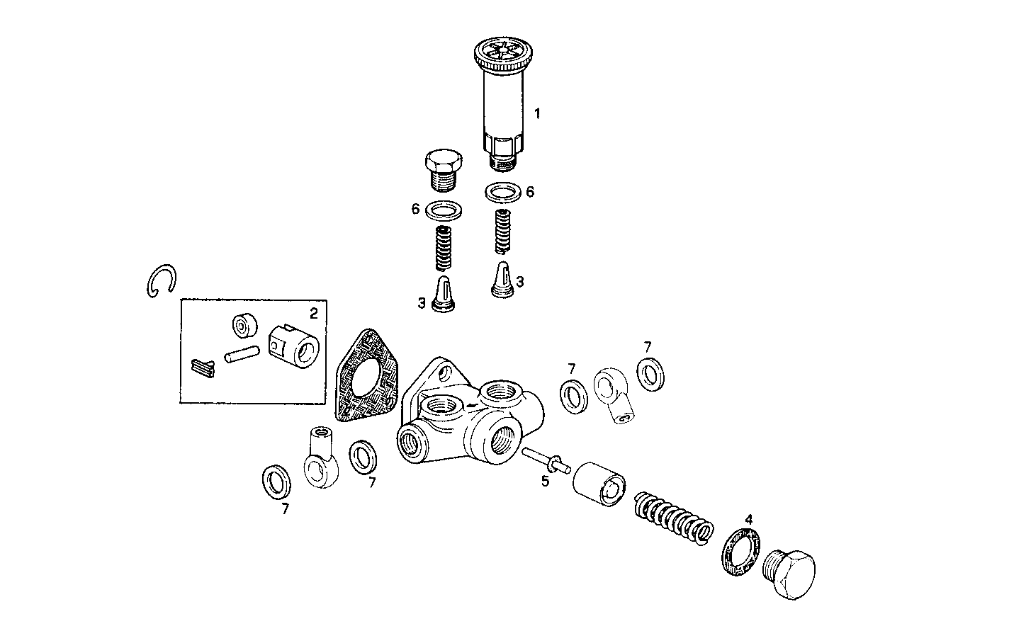 FUEL PUMP (COMPONENTS) - 8210Si15.00A550 8210Si15 parts diagram