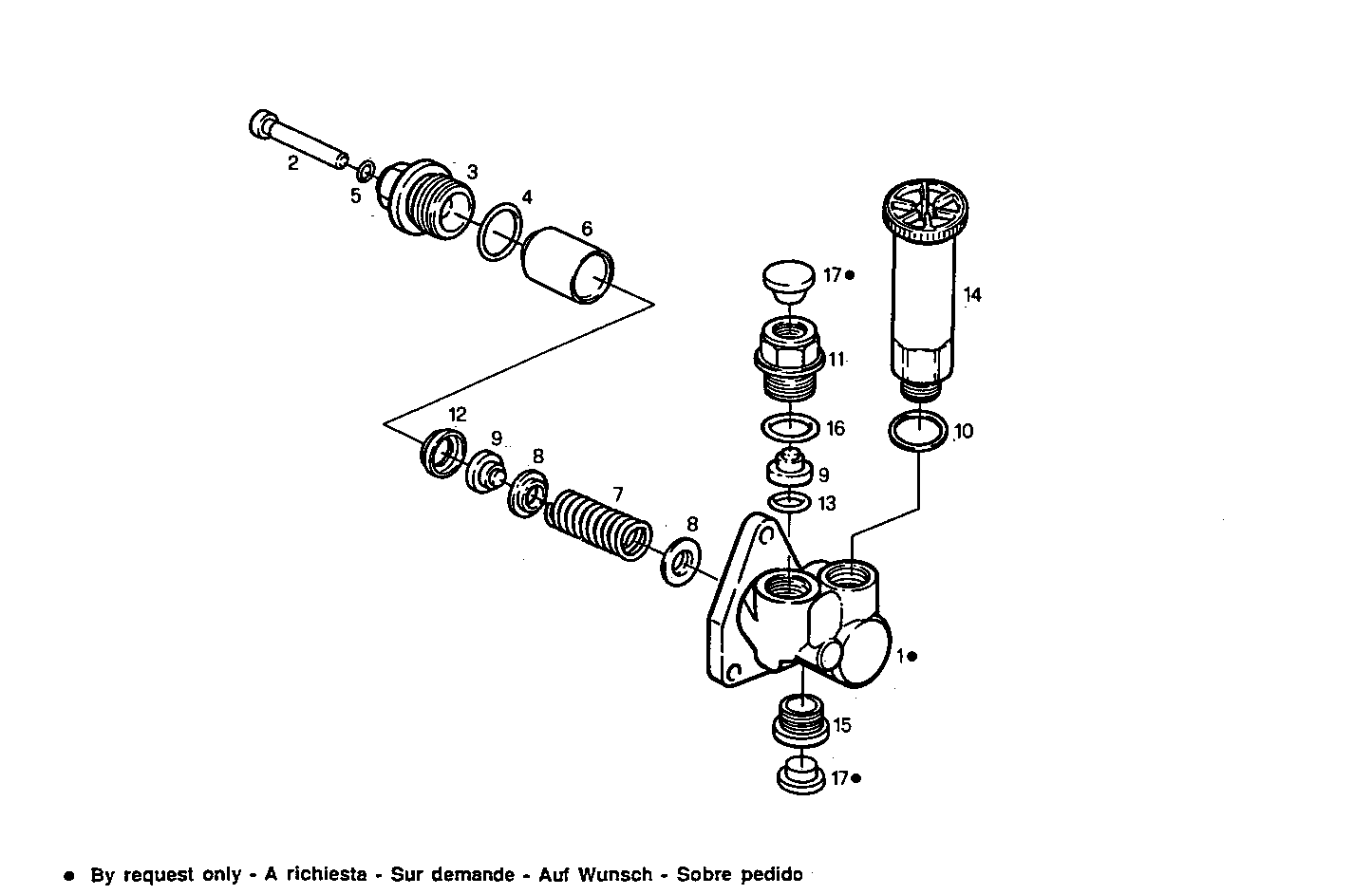 FUEL PUMP (COMPONENTS) - 8061SRM30.10 8061SRM30 parts diagram