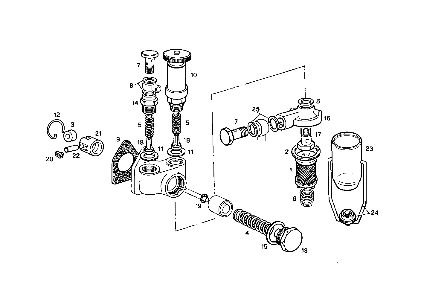 FUEL PUMP (COMPONENTS) - 8361i001.00 8361i001 parts diagram