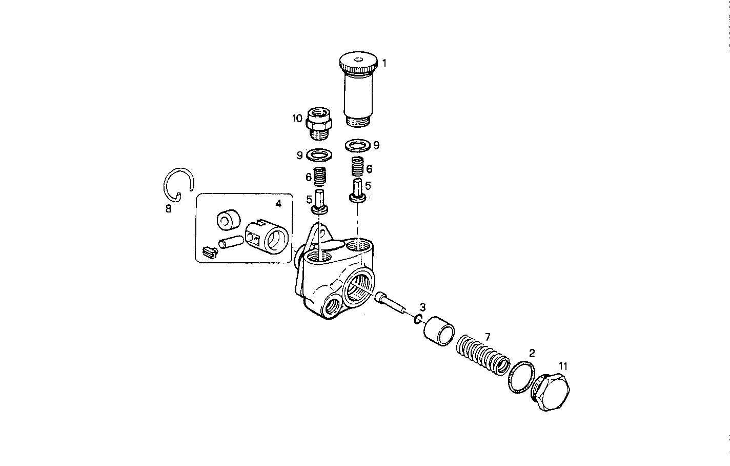 FUEL PUMP (COMPONENTS) - 8061SRM25.10 8061SRM25 parts diagram