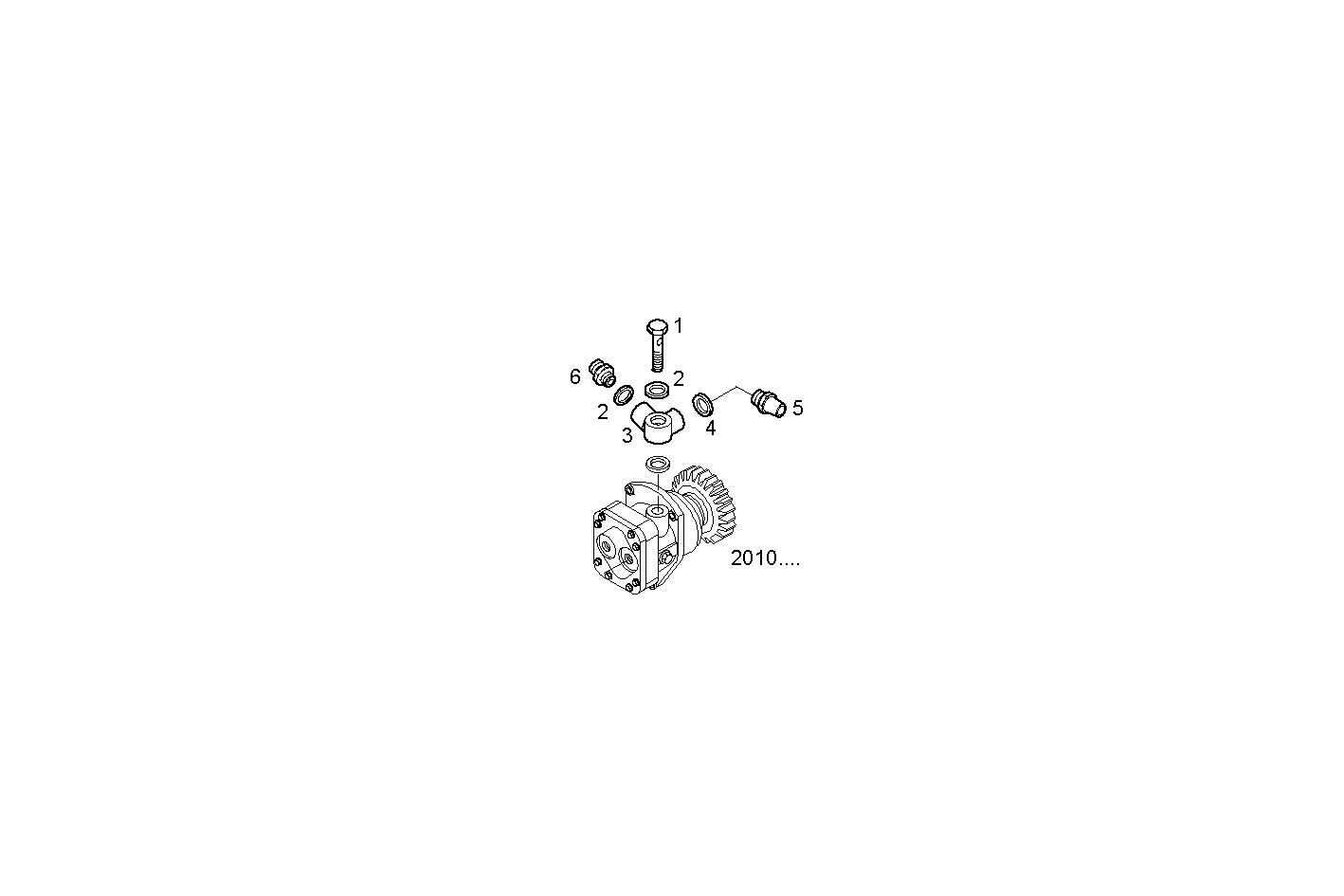 EXCESS PRESSURE RELIEF VALVE - C78ENTD20.00A800 CURSOR 8 - TIER 2 parts diagram