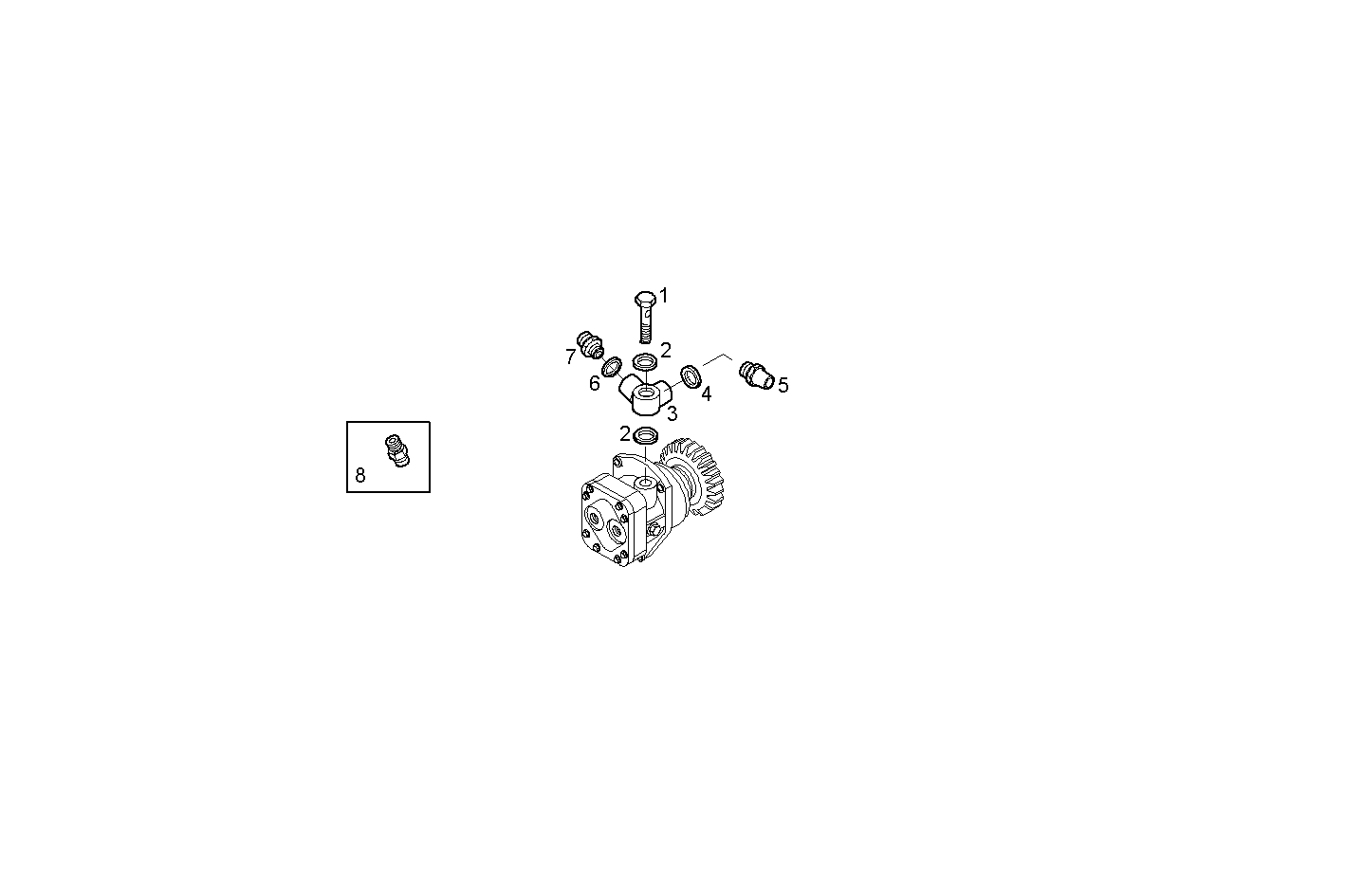 EXCESS PRESSURE RELIEF VALVE - CURSOR13TE3.A001 CURSOR 13 parts diagram