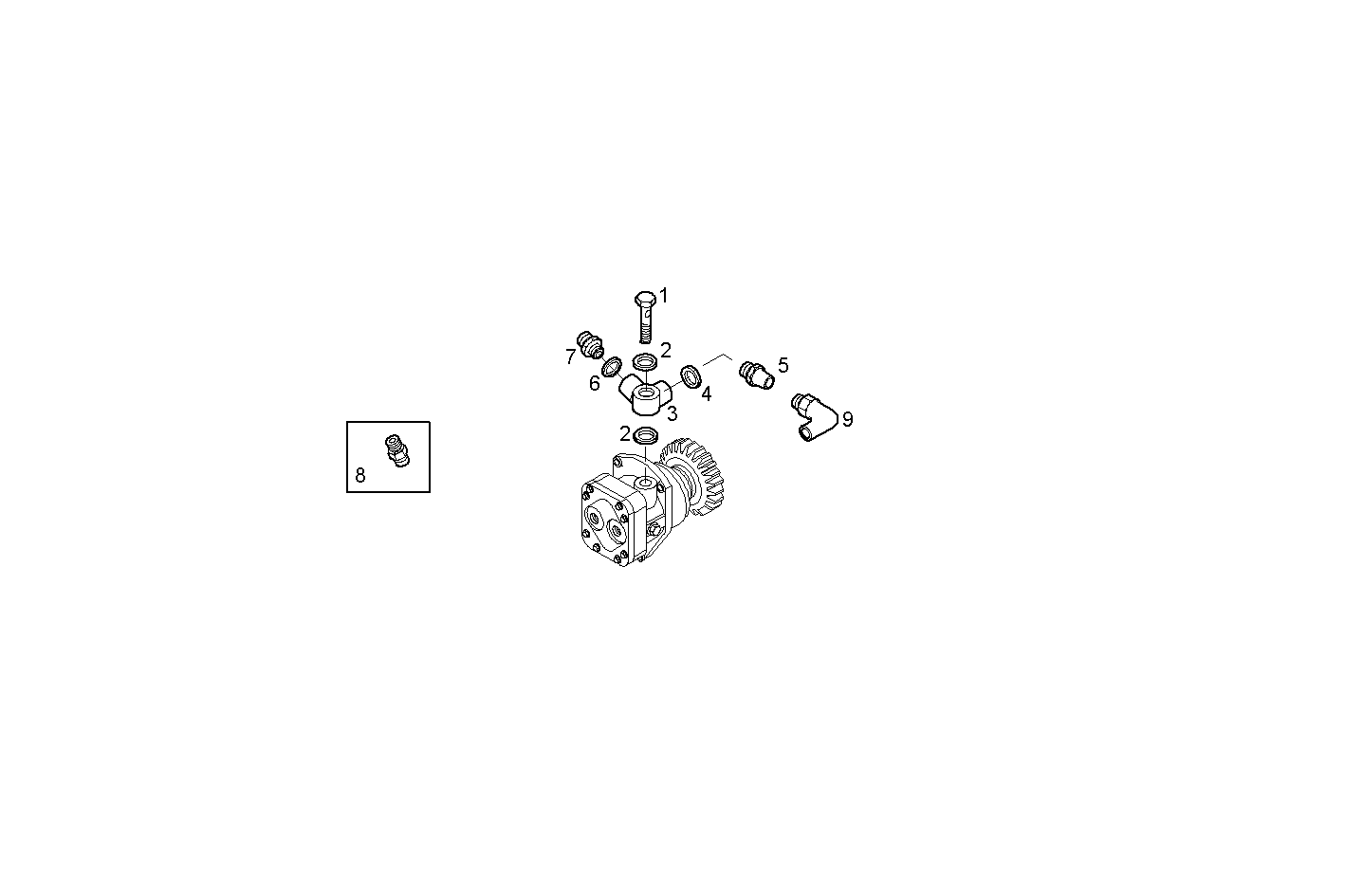 EXCESS PRESSURE RELIEF VALVE - C10ENTC23.00A004 CURSOR 10 - TIER 2 parts diagram