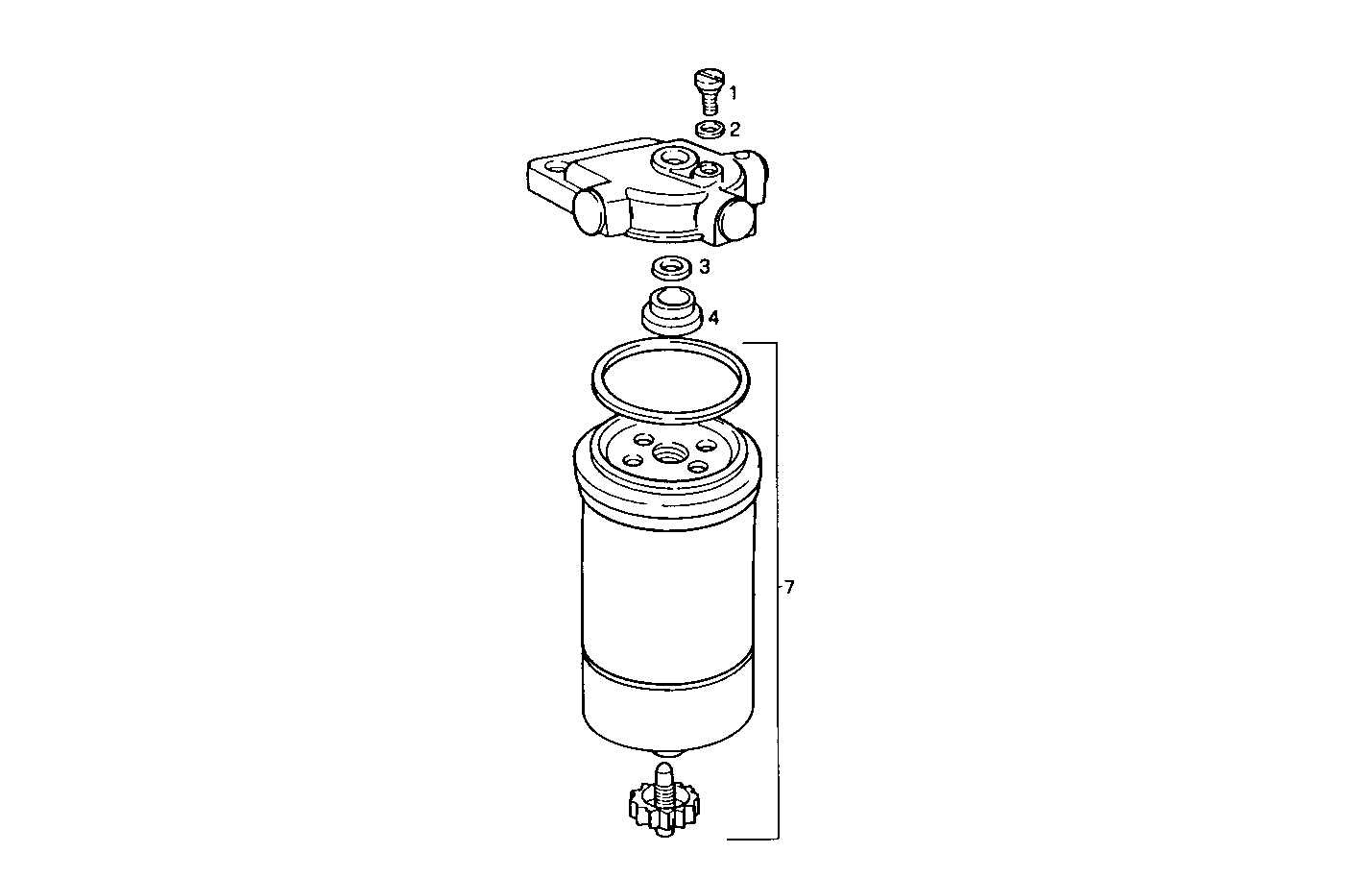 FUEL FILTER (COMPONENTS) - 8045M08.00A550 8045M08 parts diagram