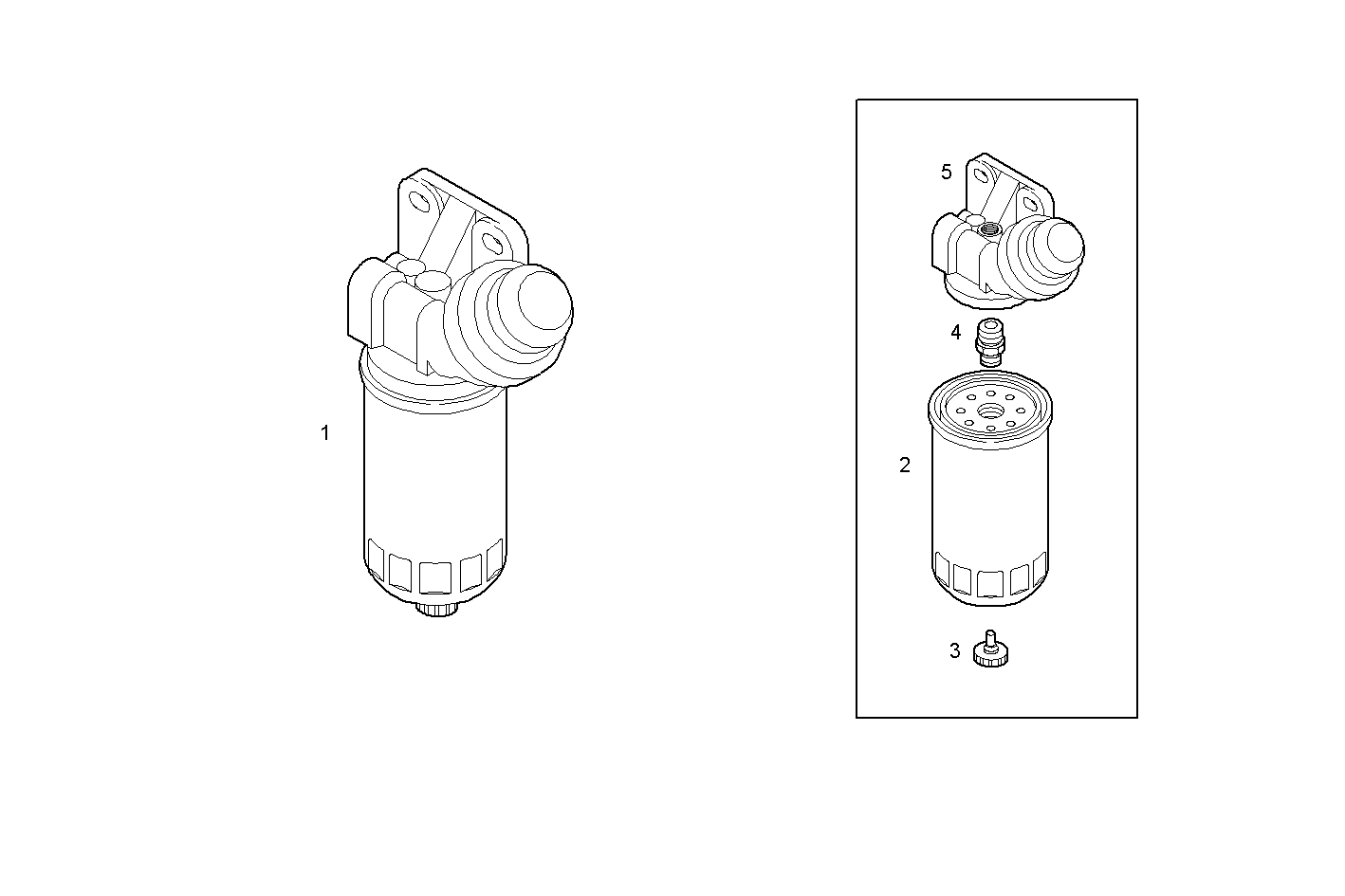 FUEL PREFILTER - C13ENTX20.00A800 CURSOR 13 - TIER 3 parts diagram