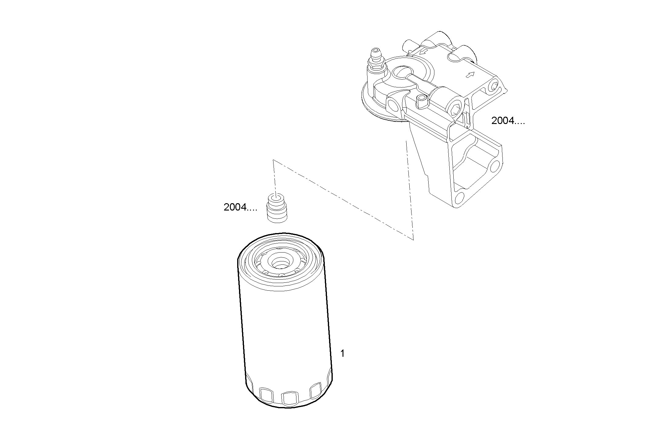 FUEL FILTER - C87ENTX20.00A802 CURSOR 9 - TIER 3 parts diagram