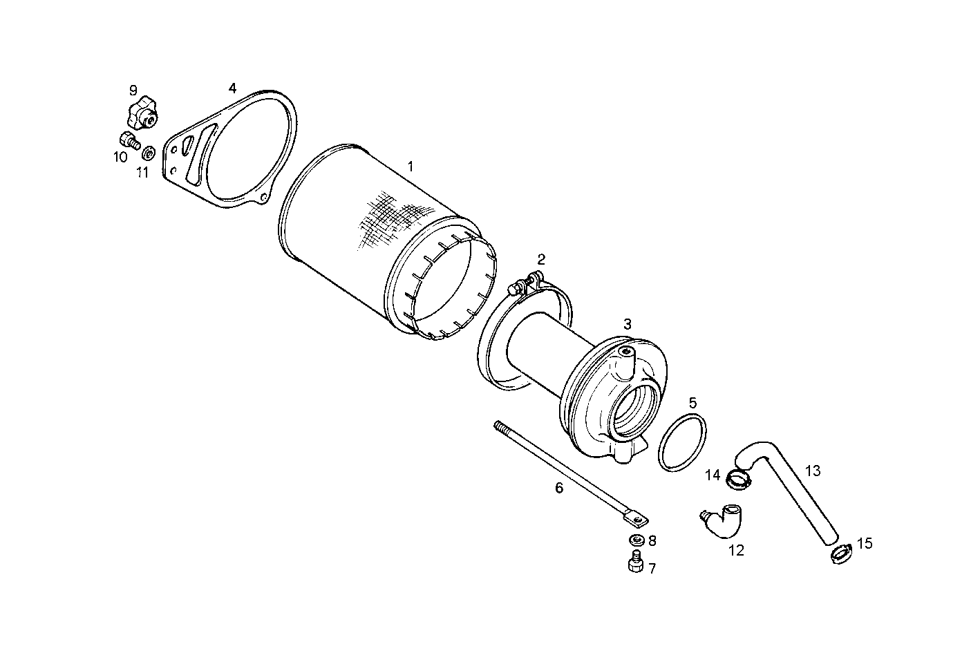 AIR CLEANER - C78ENTM30.10A002 CURSOR 8 parts diagram