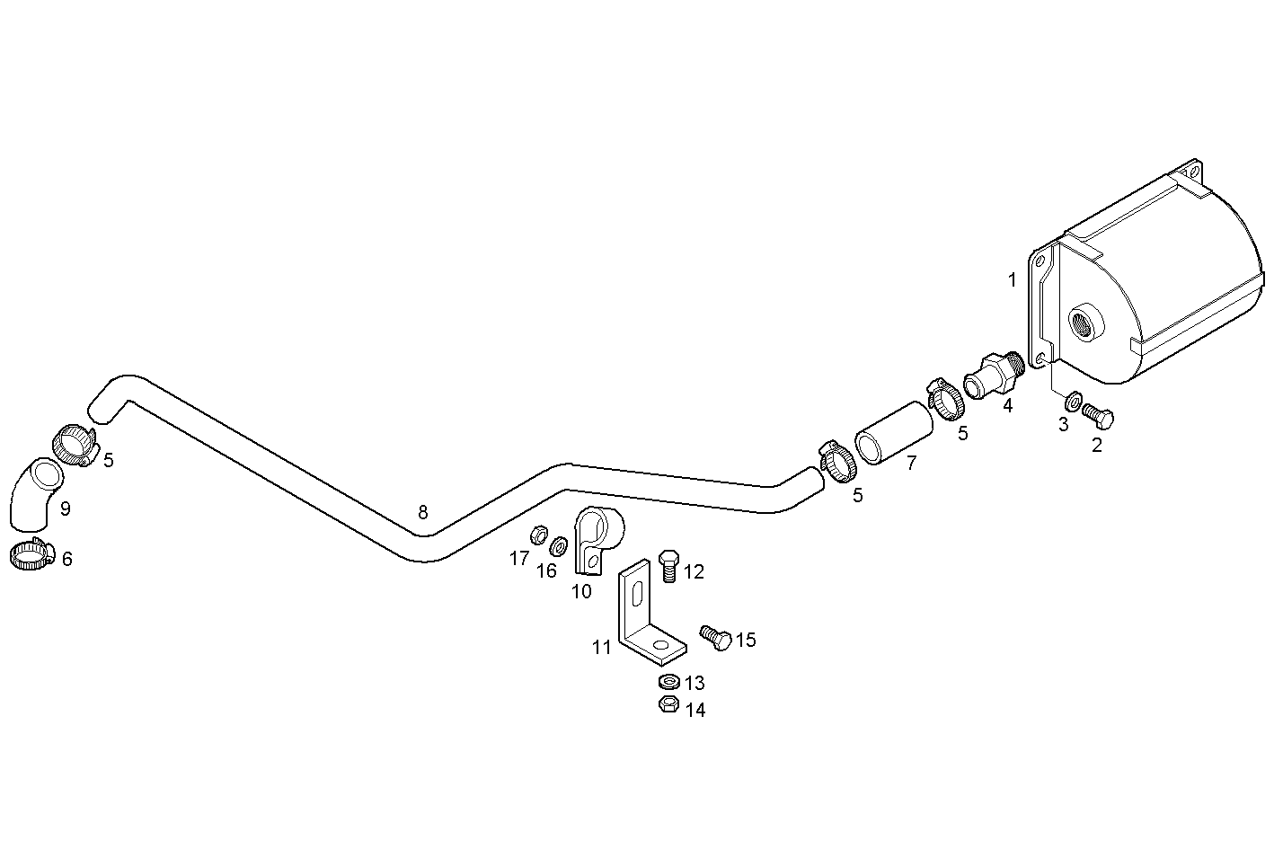 AIR CLEANER - C78ENAM12.00 CURSOR 8 parts diagram