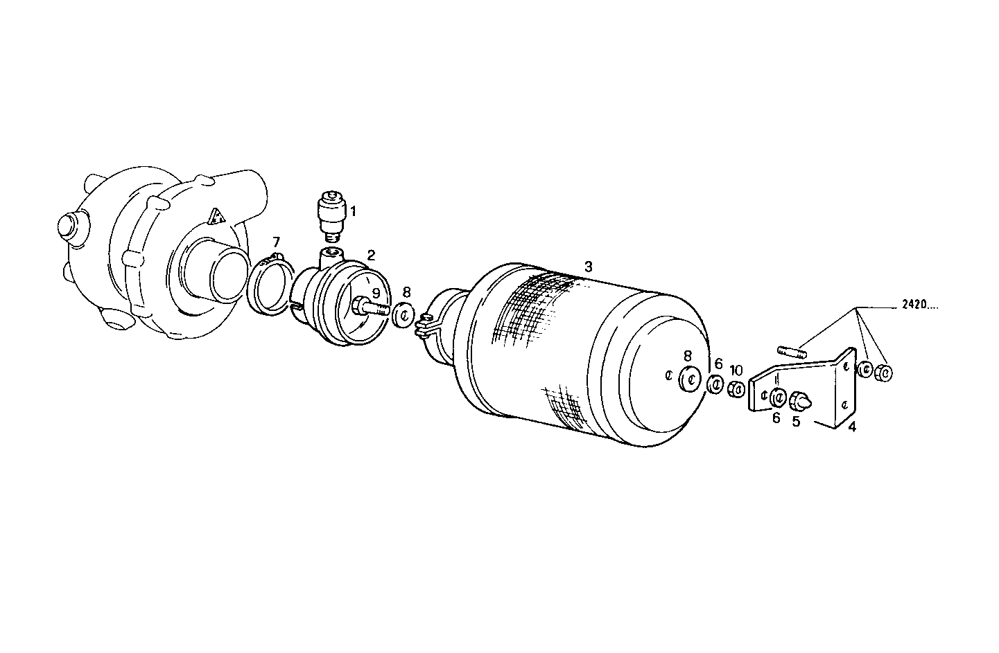 AIR CLEANER - 8061SRM27.10 8061SRM27 parts diagram
