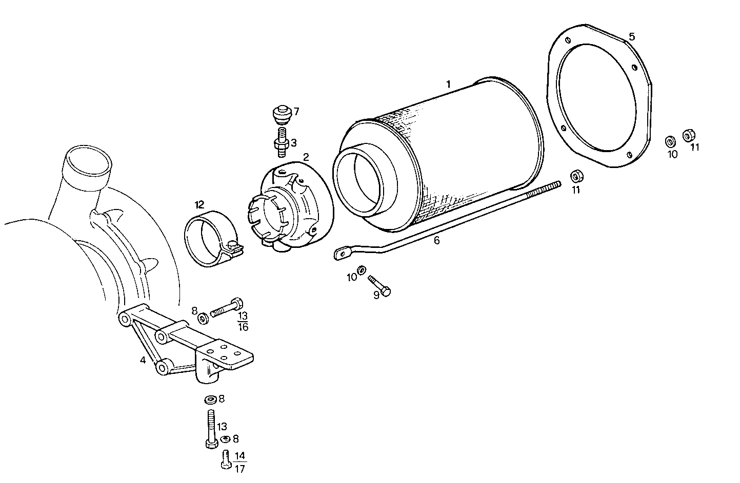 AIR CLEANER - 8281SRM50.12 8281SRM50 parts diagram