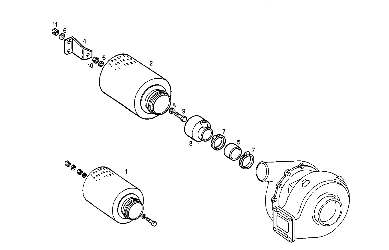 AIR CLEANER - 8041SRM15.10 8041SRM15 parts diagram