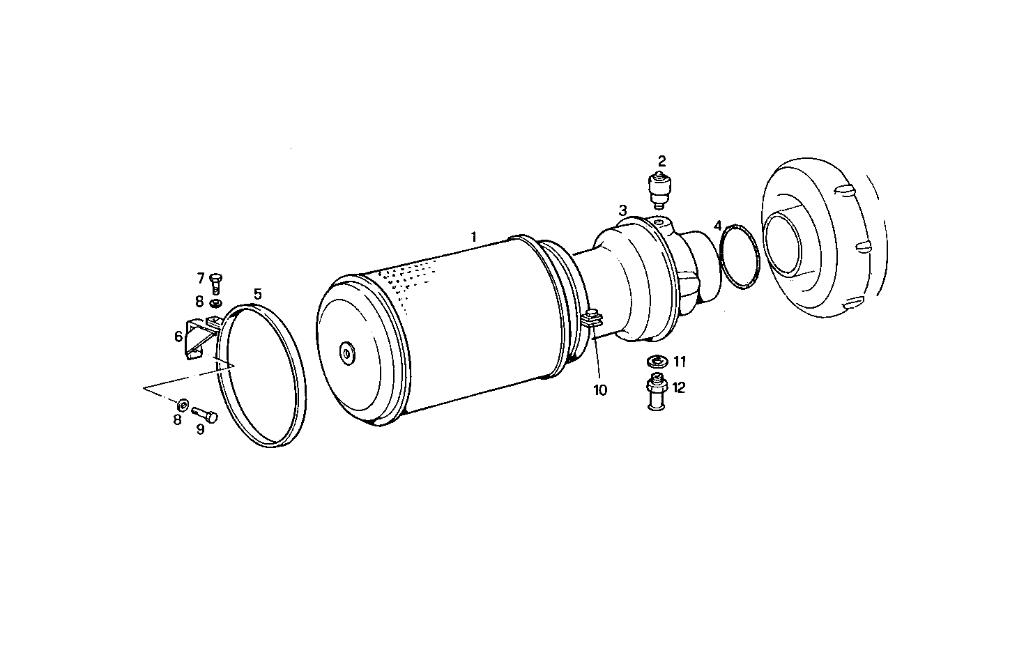 AIR CLEANER - 8061SRM33.40 8061SRM33 parts diagram