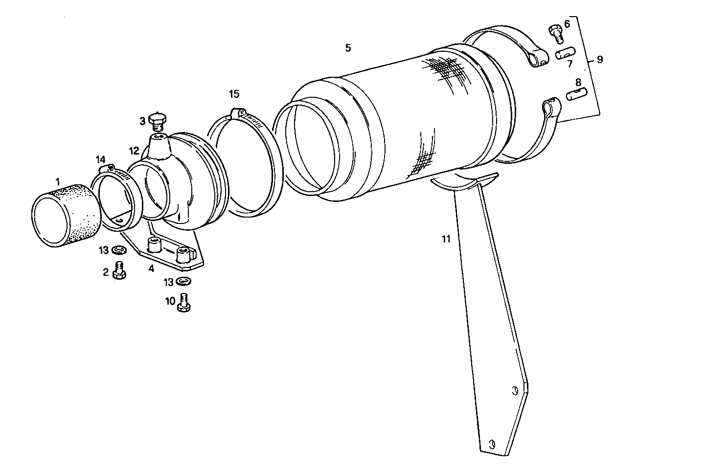 AIR CLEANER - 8210SRM45.31A550 8210SRM45 parts diagram