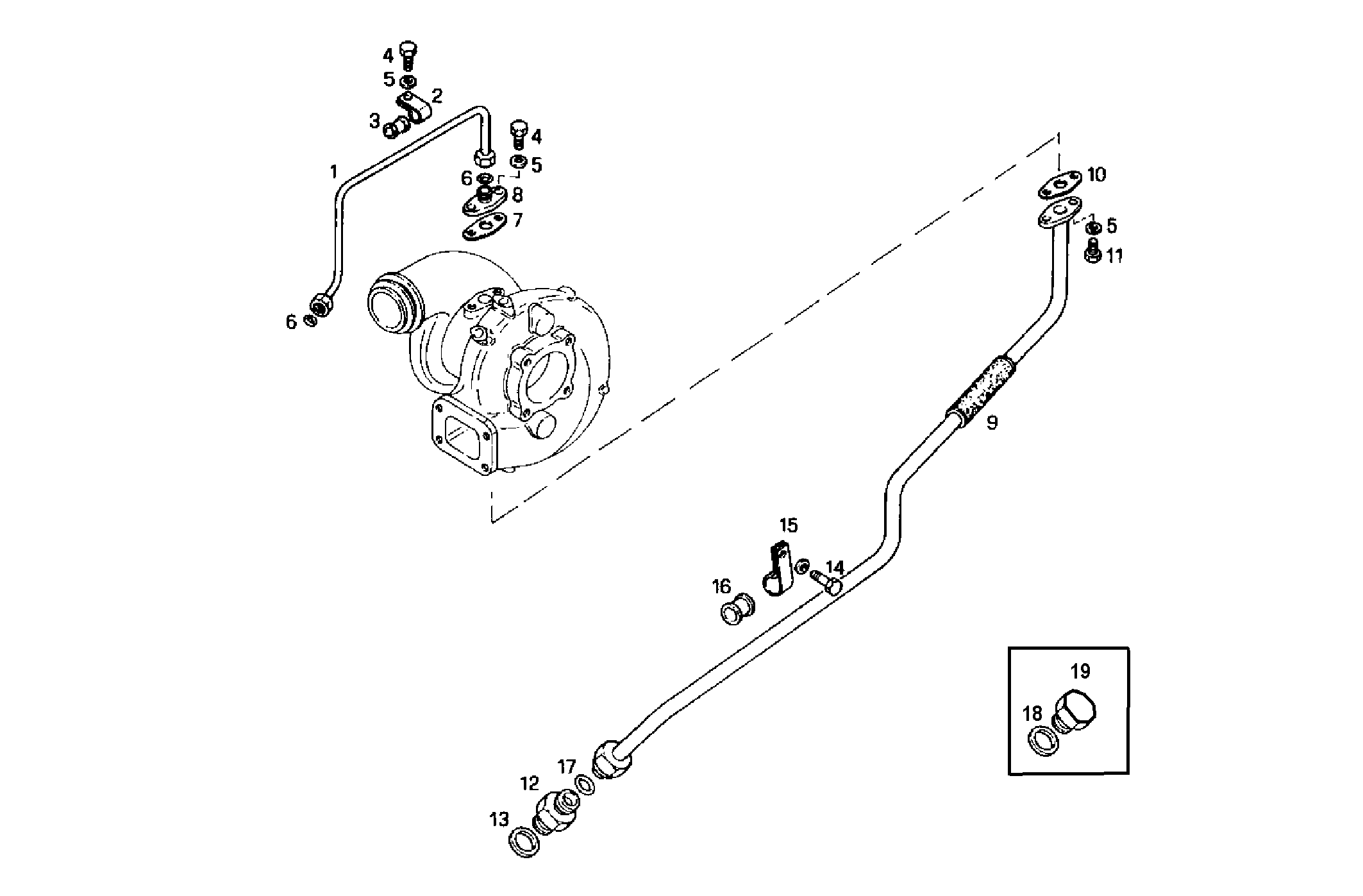 TURBOCHARGER - C78ENTM50.11 CURSOR 8 parts diagram