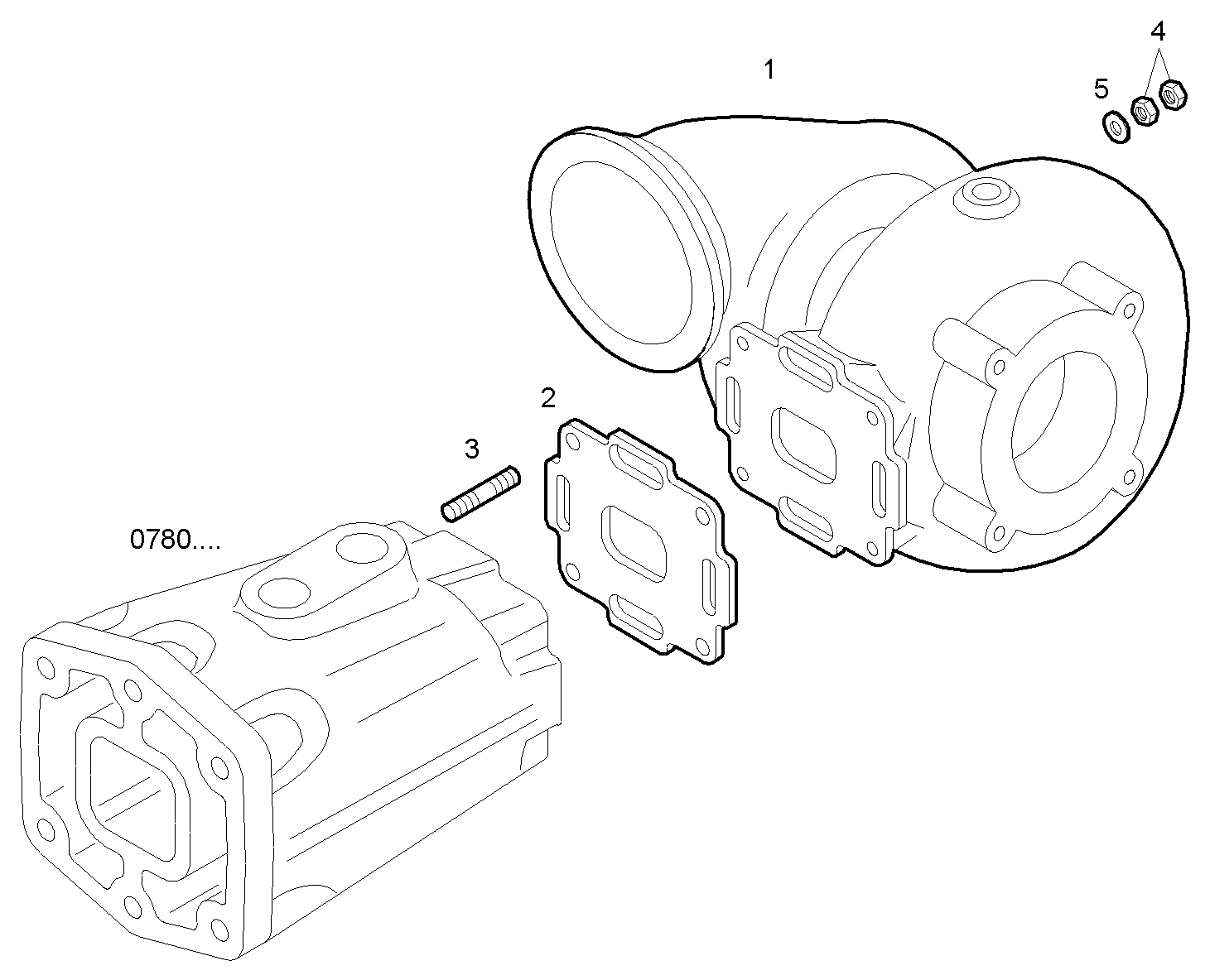 TURBOCHARGER - C13ENTM50.10 CURSOR 13 parts diagram
