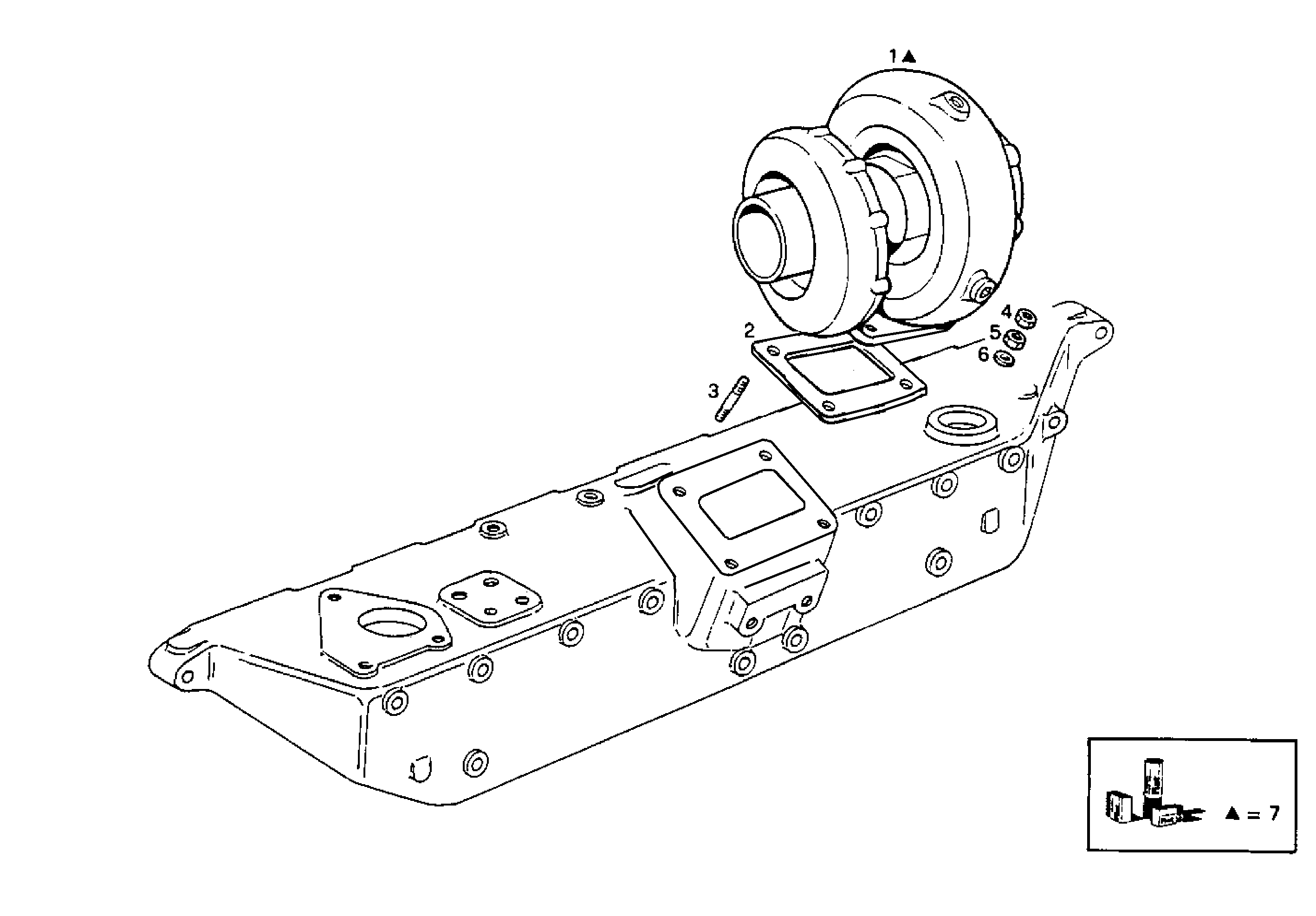 TURBOCHARGER - 8361SRM32.41 8361SRM32 parts diagram