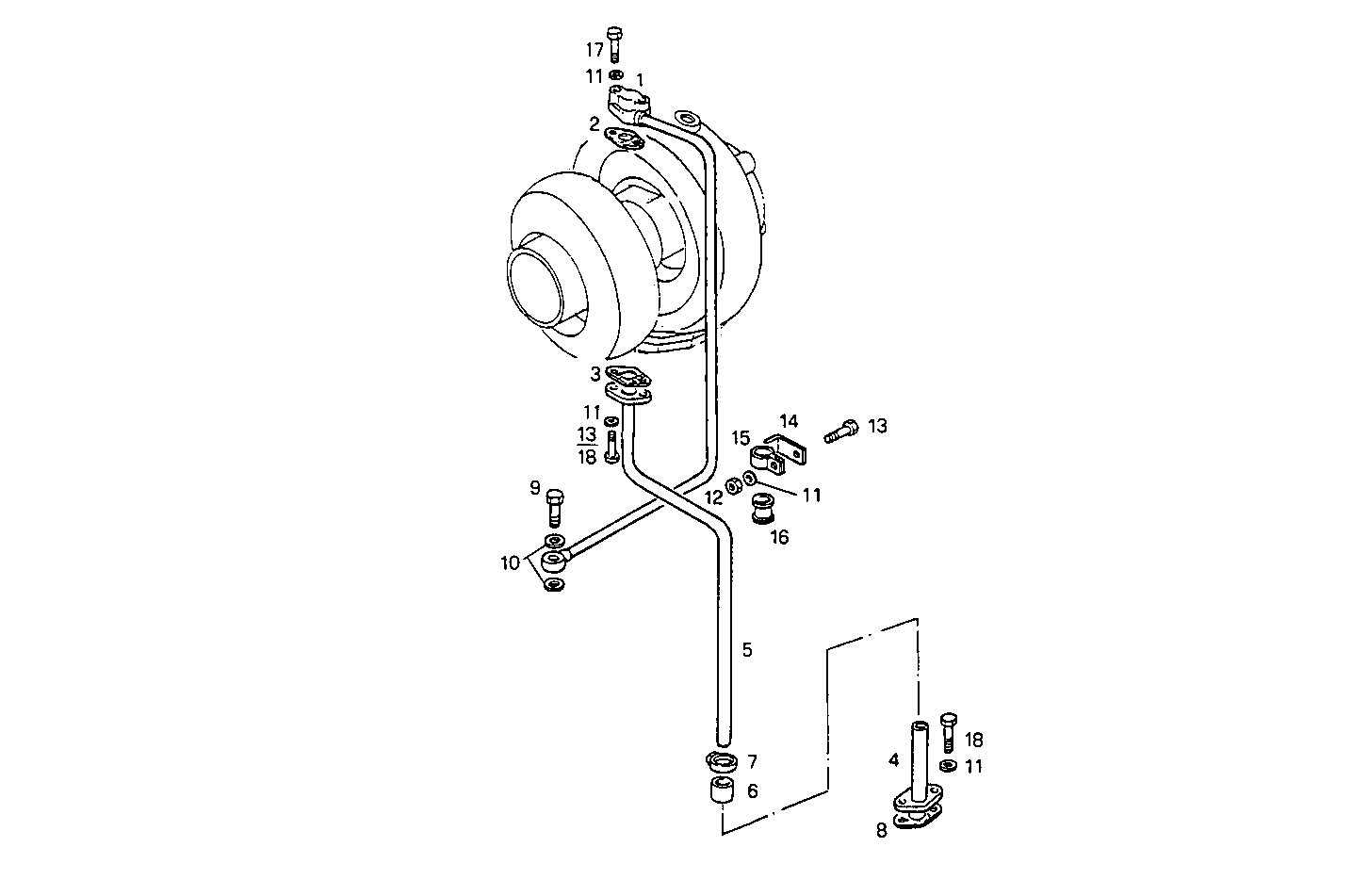 TURBOCHARGER - 8361SRM32.00 8361SRM32 parts diagram