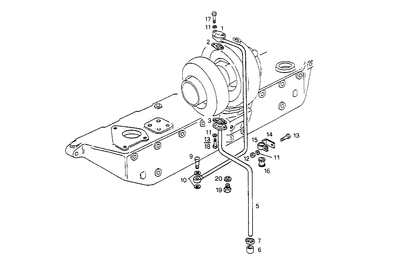 TURBOCHARGER - 8460SRM50.10 8460SRM50 parts diagram