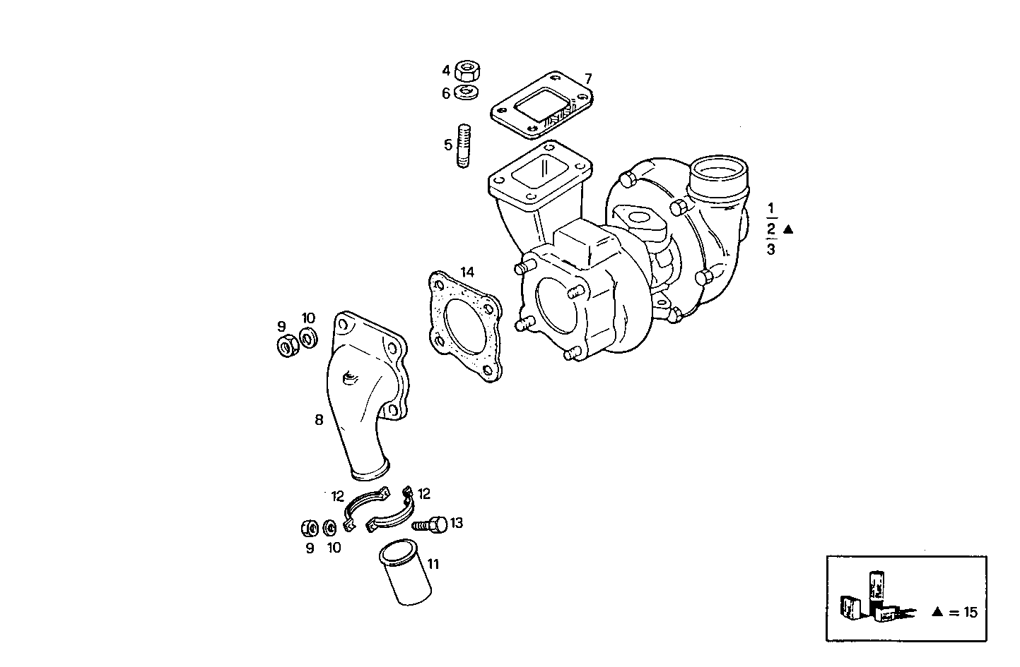 TURBOCHARGER - 8141Si27.02 8141Si27 parts diagram