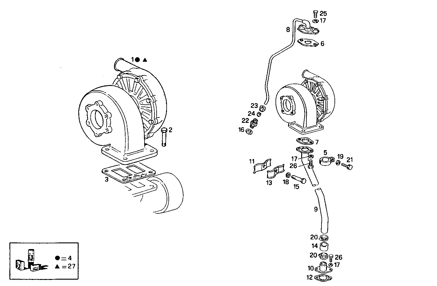 TURBOCHARGER - 8061Si11.05 8061Si11 parts diagram