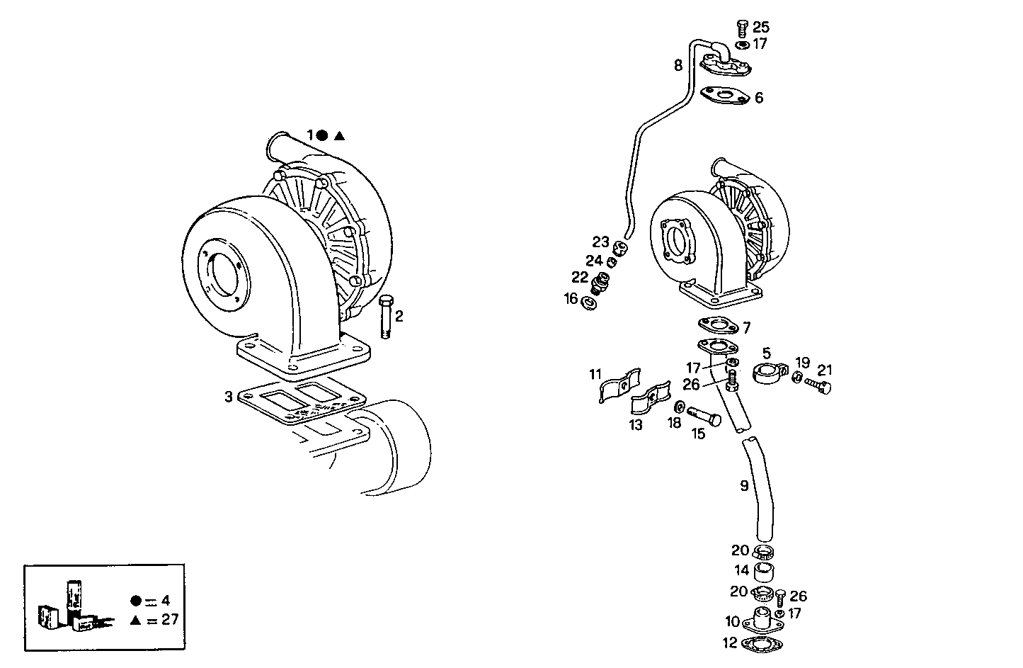 TURBOCHARGER - 8061Si11.06 8061Si11 parts diagram