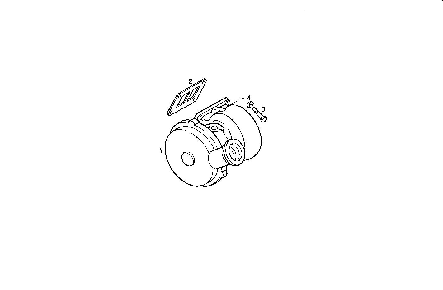 TURBOCHARGER - 8361SRE11.00 8361SRE11 parts diagram