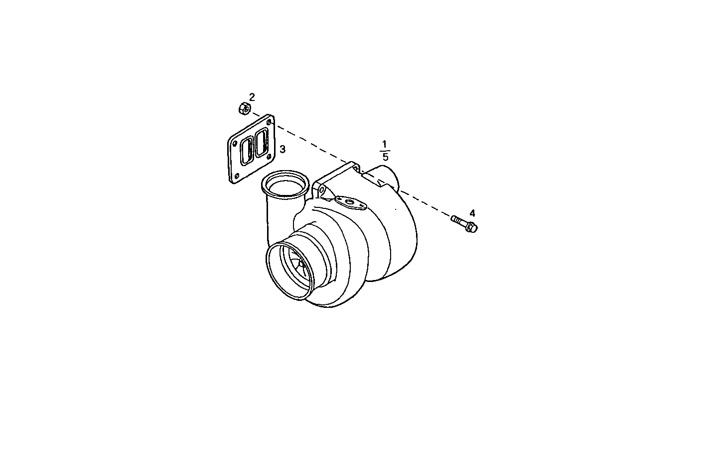 TURBOCHARGER - 8460SRC20.00 8460SRC20 parts diagram