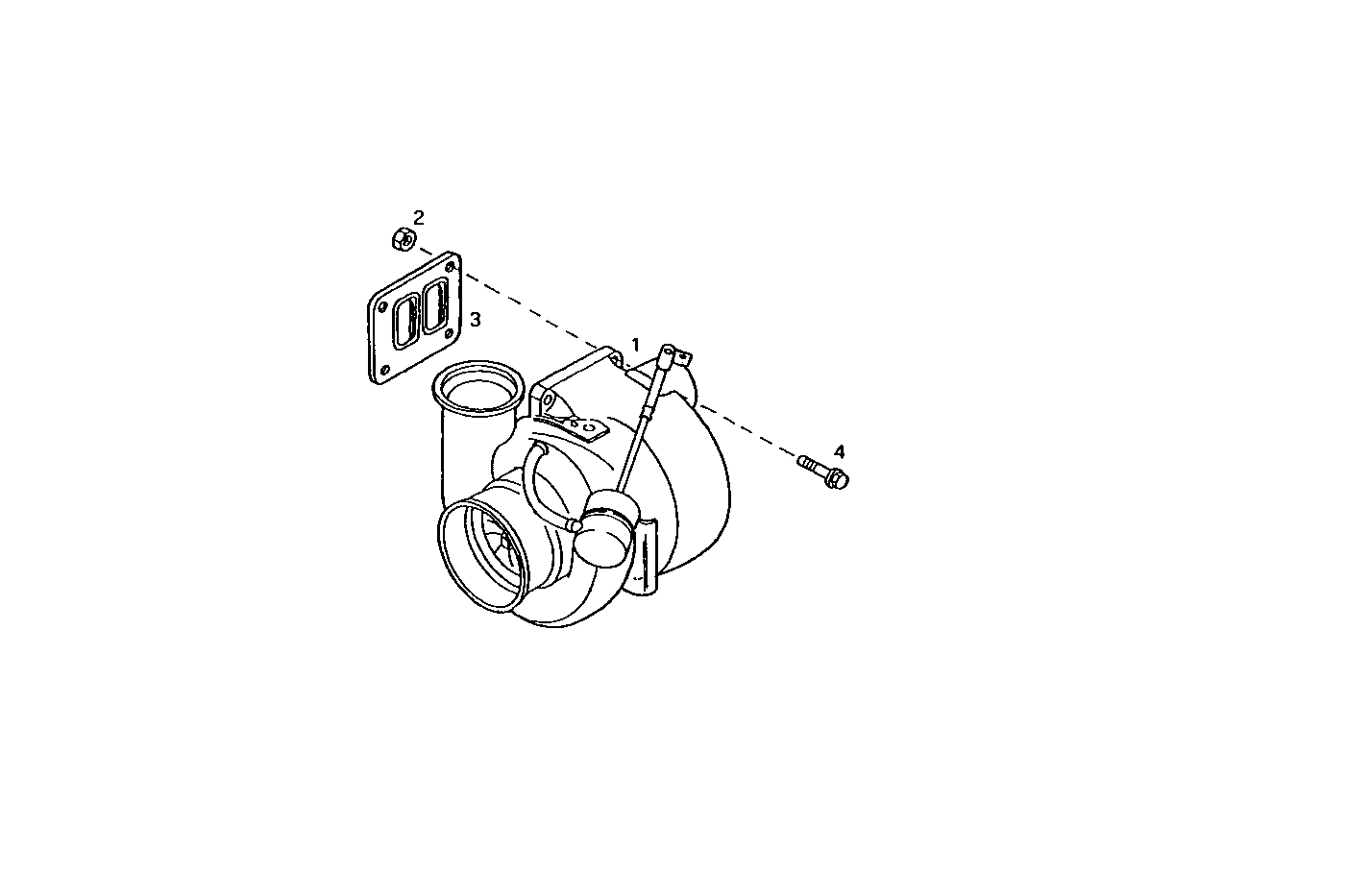 TURBOCHARGER - 8460SRC21.00 8460SRC21 parts diagram