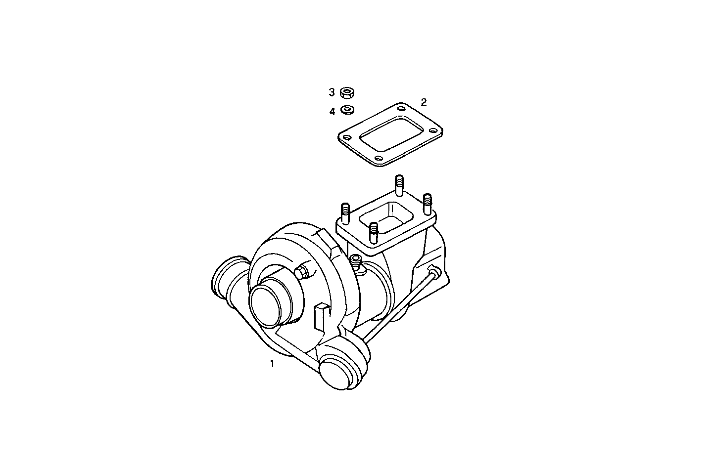 TURBOCHARGER - 8140SRC30.00 8140SRC30 parts diagram