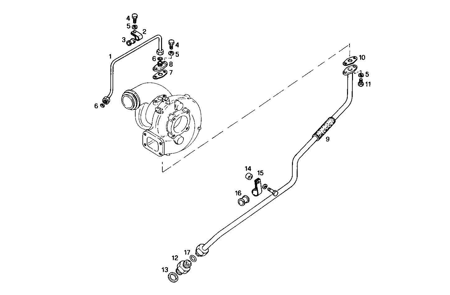 TURBOCHARGER - C78ENTM50.10 CURSOR 8 parts diagram