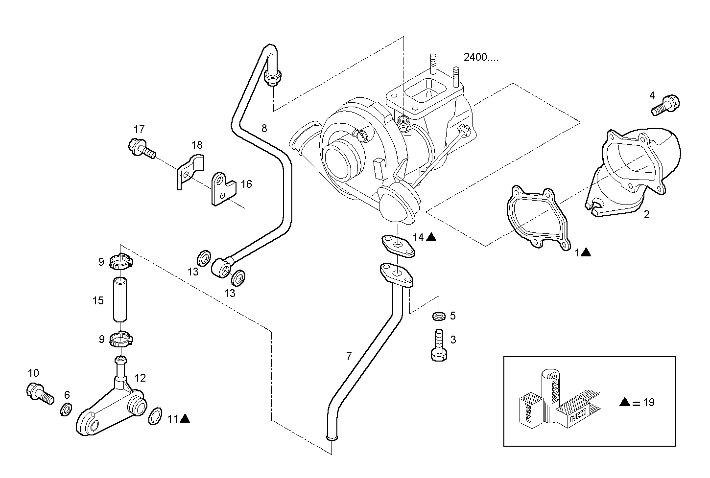 SUPERCHARGING LINES - 8140SRC33.10A001 8140SRC33 parts diagram